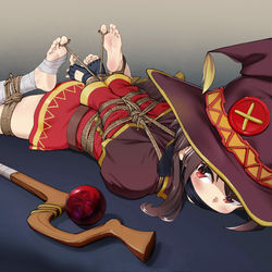 This is a pixiv picture whose title is The Crimson Demon's Captivity.