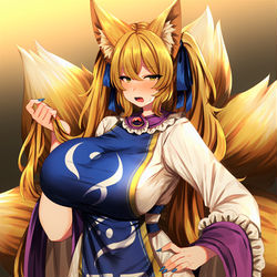 This is a pixiv picture whose title is ツインテ藍様.
