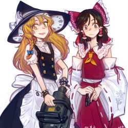 This is a pixiv picture whose title is 東方.