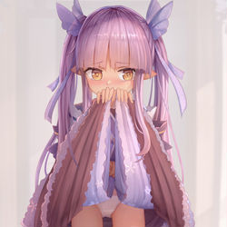 This is a pixiv picture whose title is 湿湿的.