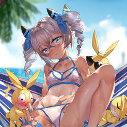 This is a pixiv picture whose title is 夏.