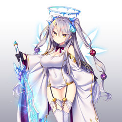 This is a pixiv picture whose title is 【電脳天使ジブリール】バラディエル【仕事絵】.