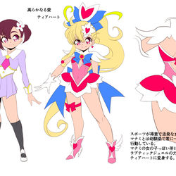 This is a pixiv picture whose title is 愛の戦士ラブティア　キャラクターVer.2.