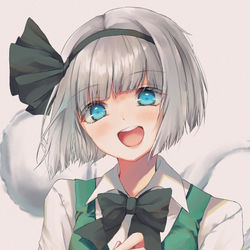 This is a pixiv picture whose title is 妖夢.