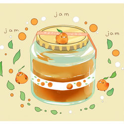 This is a pixiv picture whose title is あんずジャム.
