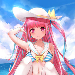 This is a pixiv picture whose title is 水着~.