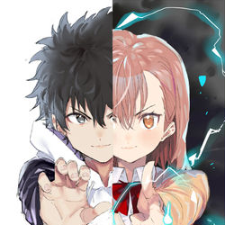 This is a pixiv picture whose title is 禁書目録.