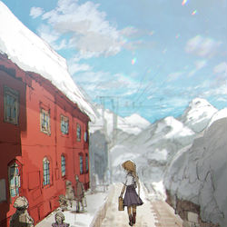 This is a pixiv picture whose title is ストリートビュー.