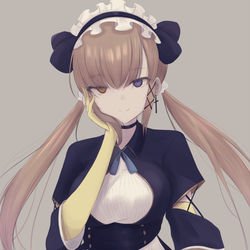 This is a pixiv picture whose title is 最近雇ったメイドから邪悪な気配を感じる.