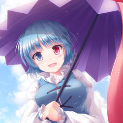 This is a pixiv picture whose title is 梅雨の太陽.