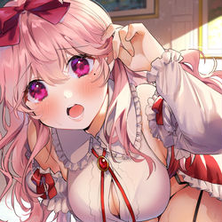 This is a pixiv picture whose title is お姉様「こらこらぁ～じぃやを困らせちゃだめですよ～」.