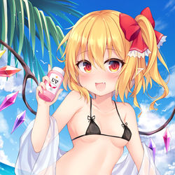 This is a pixiv picture whose title is マイクロビキニフラン.