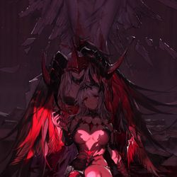 This is a pixiv picture whose title is -天使の绝望-.