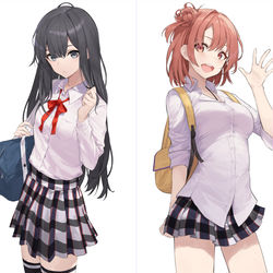 This is a pixiv picture whose title is 二人.