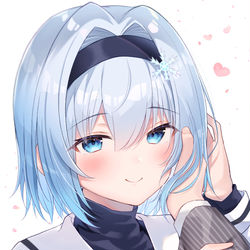 This is a pixiv picture whose title is 『あなたのこの熱い手が大好き』.