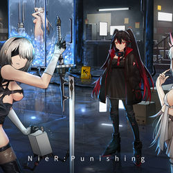 This is a pixiv picture whose title is NieR:Punishing.