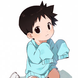 This is a pixiv picture whose title is Selim in oversized sweaters <3.