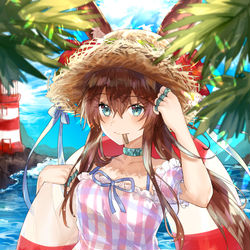 This is a pixiv picture whose title is Summer Amiya.