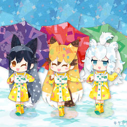 This is a pixiv picture whose title is SINGIN' IN THE RAIN.
