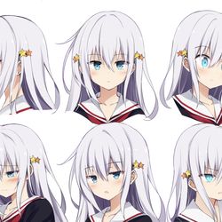 This is a pixiv picture whose title is くのんちゃん表情集.