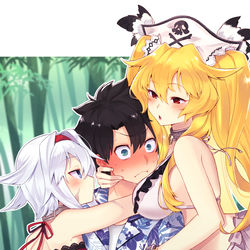 This is a pixiv picture whose title is 「普段ならできないこと、.