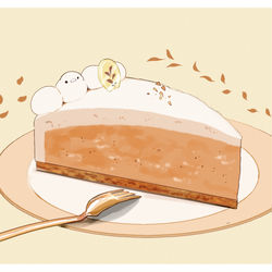 This is a pixiv picture whose title is 紅茶ムースタルト.