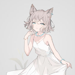 This is a pixiv picture whose title is どお？にあう？.