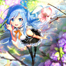 This is a pixiv picture whose title is 初夏に残る.