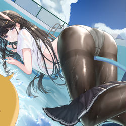 This is a pixiv picture whose title is 指揮官もどうですか？.
