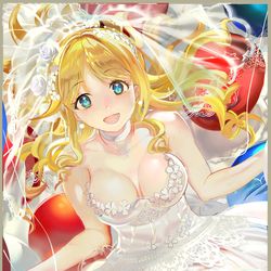 This is a pixiv picture whose title is 嫁めぐる.