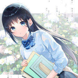 This is a pixiv picture whose title is 梅雨.