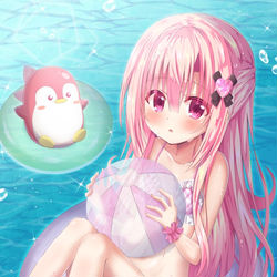 This is a pixiv picture whose title is 水着ティナちゃん.