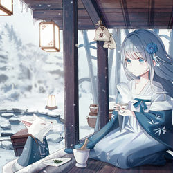 This is a pixiv picture whose title is 薬屋.