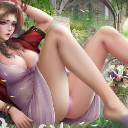 This is a pixiv picture whose title is Aerith.