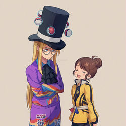 This is a pixiv picture whose title is 兄妹弟子.
