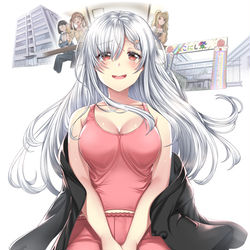 This is a pixiv picture whose title is ニー子はつらいよ　５巻.