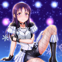 This is a pixiv picture whose title is Believe again鹿角聖良.