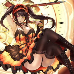 This is a pixiv picture whose title is nightmare.