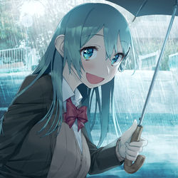 This is a pixiv picture whose title is 鈴谷「一緒に帰ろ！」.