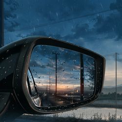 This is a pixiv picture whose title is 梅雨晴の家路.