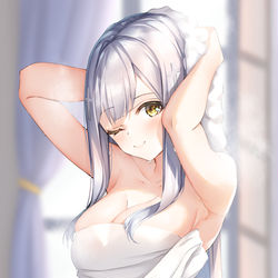 This is a pixiv picture whose title is お風呂上り.