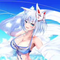 This is a pixiv picture whose title is 快晴　加賀.