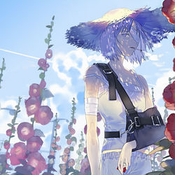 This is a pixiv picture whose title is 夏に呼ばれて.