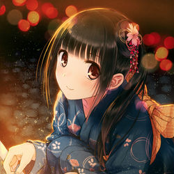 This is a pixiv picture whose title is 夏祭り.