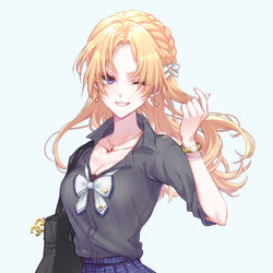 This is a pixiv picture whose title is 社長兼アイドル.