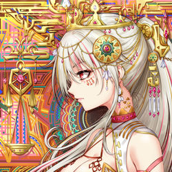 This is a pixiv picture whose title is 天秤娘.