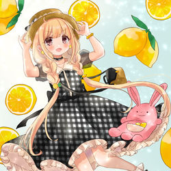 This is a pixiv picture whose title is レモンと杏ちゃん！.