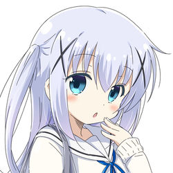 This is a pixiv picture whose title is 高校生チノちゃん.