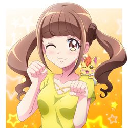 This is a pixiv picture whose title is ひなたちゃん半袖.