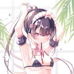 This is a pixiv picture whose title is ポニーテール.